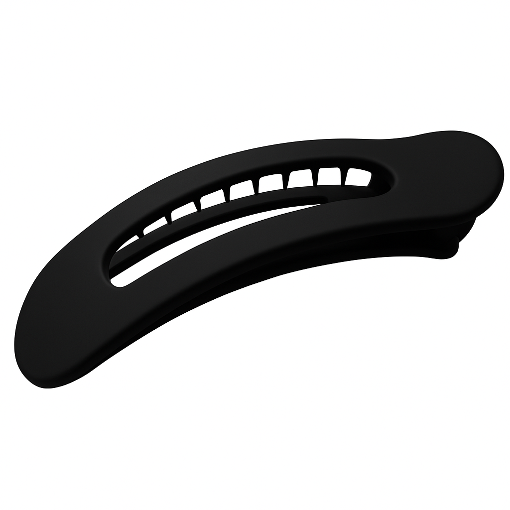 Oval Opulence Lay Flat Hair Clip – Pink Pewter