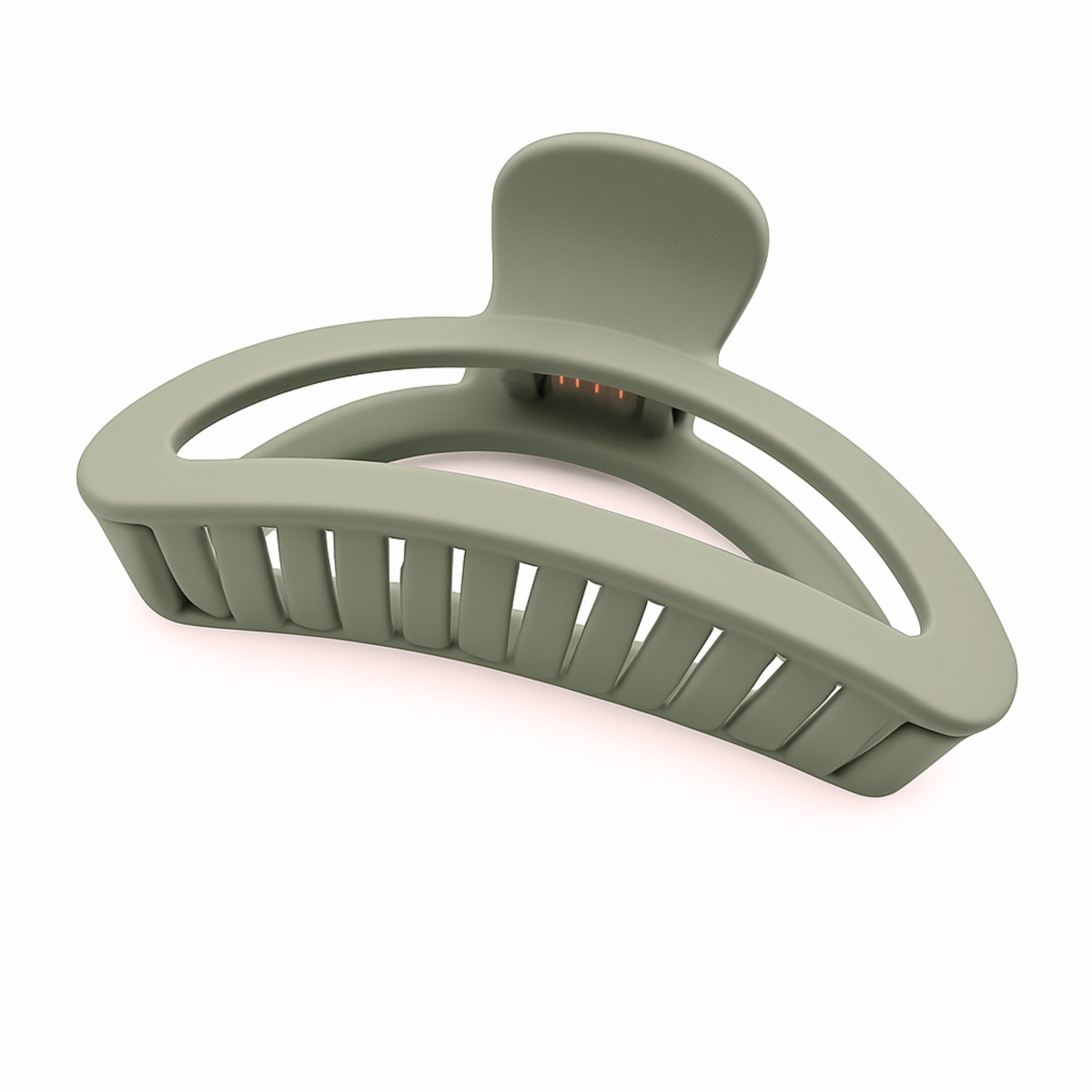 Crescent Moon Claw Hair Clip – Pink Pewter