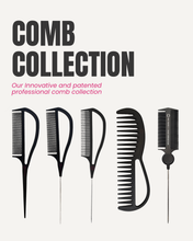 "Never Let Go" Carbon Fibre Color and Styling Comb (Black) #1