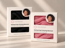 Netted Hair Drying Bonnet