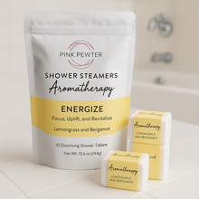 Premium Aromatherapy Shower Steamers with Pure Essential Oils (10pc)