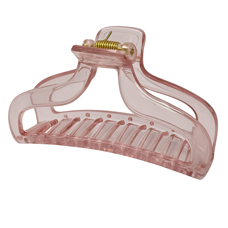 Translucent Clawed Hair Clip – Pink Pewter