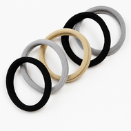 Gentle Cotton Comfort Hair Ties in Cylinder (5pc)