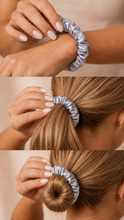 Soft Satin Ruffle Elastics - 4 Set Pack