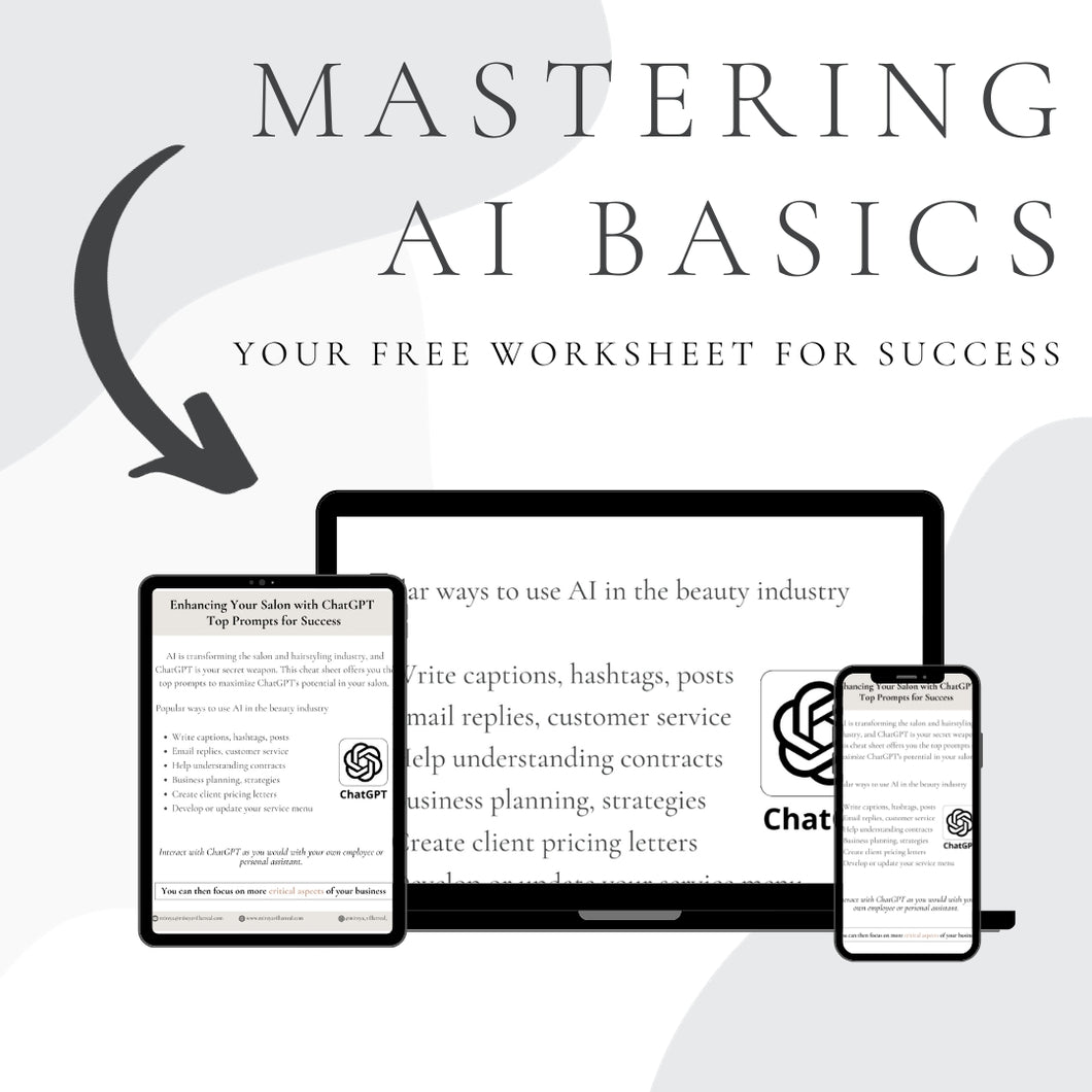 Mastering AI Basics - Mini Worksheet for Success