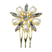 Lustrous Bloom Hair Comb