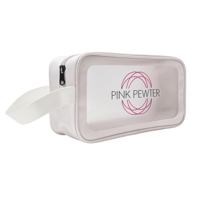 Pink Pewter Clear View Travel Bag ()