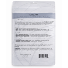 Natural Sleep Patch with Lavender Vanilla Scent – Slow-Release Melatonin + Botanicals for Restful, Grogginess-Free Sleep (30pc)