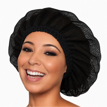 Netted Hair Drying Bonnet