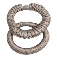 Soft Satin Ruffle Elastics - 2pc