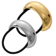 Luna Metallic Hair Ties - 2pk