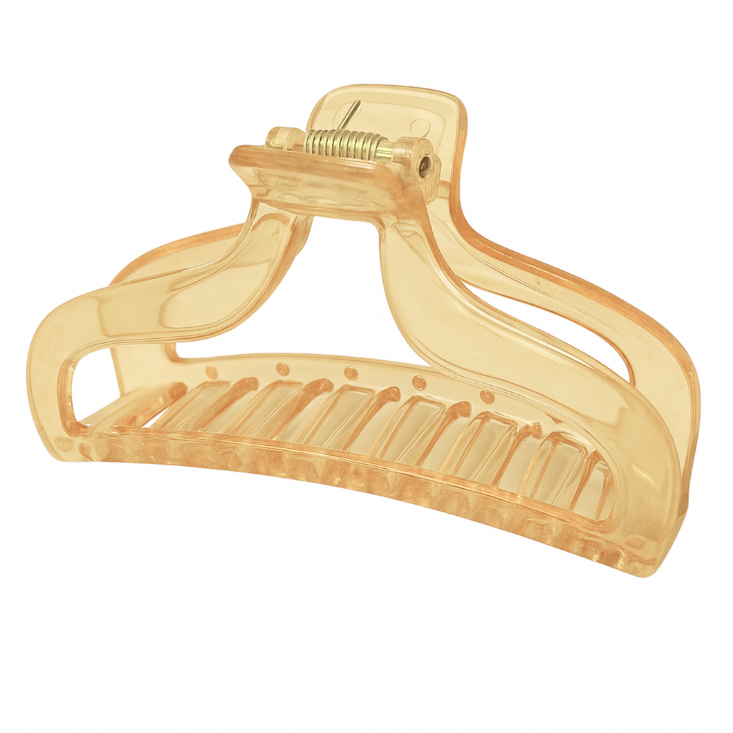 Translucent Clawed Hair Clip – Pink Pewter
