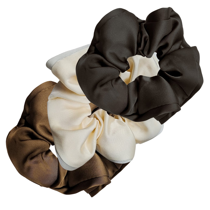 Elegant Cascade Scrunchie - 3 Pack