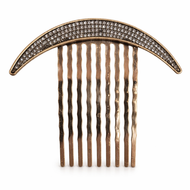 Crescent Sparkle Hair Comb