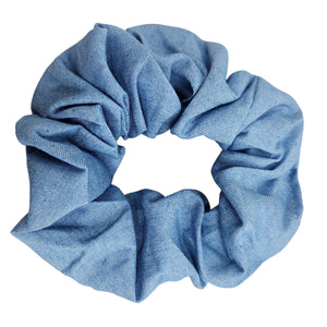 Classic Denim Scrunchie (Grease Blue)