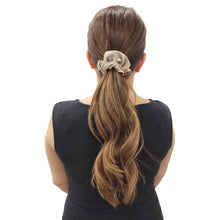 Flashy Pearl and Satin Scrunchie - 3 Pack