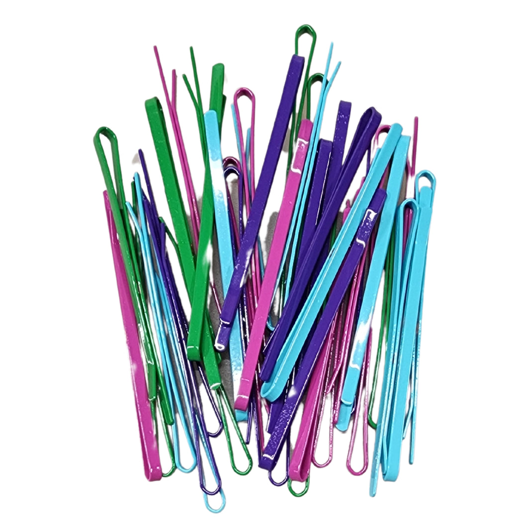 Professional Flat Metal Styling Bobby Pins in Storage Case - 40pc Pack