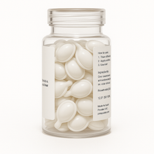 Hair Oil Capsules – Strengthening Blend with Olive, Jojoba, Sunflower Seed, Castor Oil, Rosemary & Keratin (Repair and Frizz Control)