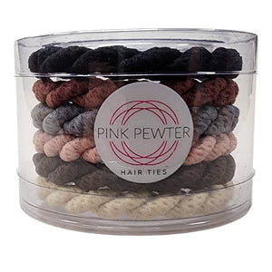 Pony Elastics in Cylinder (Neapolitan Braids - 6pc)