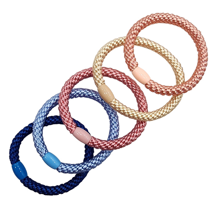 Pony Elastics in Cylinder (Candy Shop - 5pc)