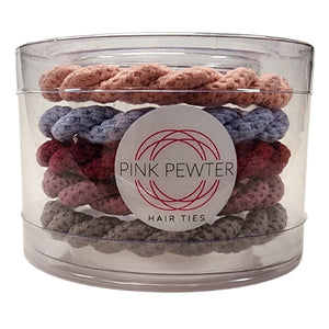 Pony Elastics in Cylinder (Wild Berry Scone - 5pc)