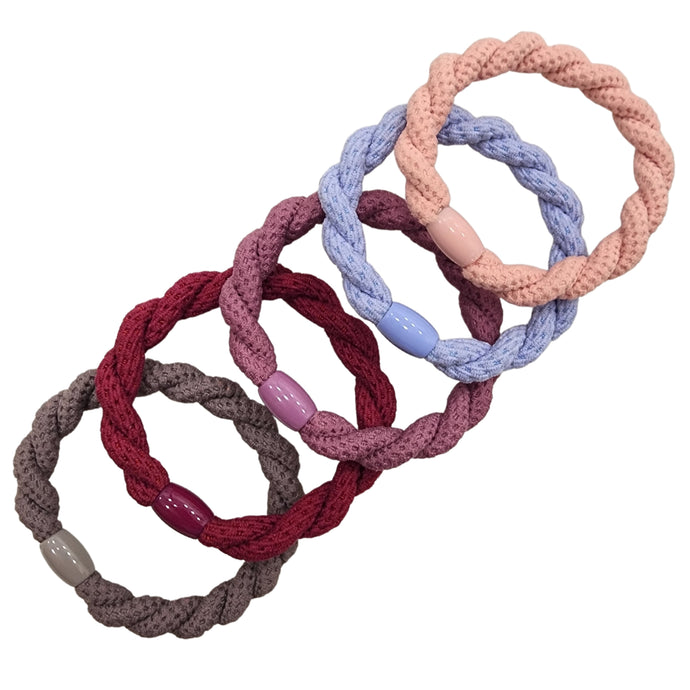 Pony Elastics in Cylinder (Wild Berry Scone - 5pc)