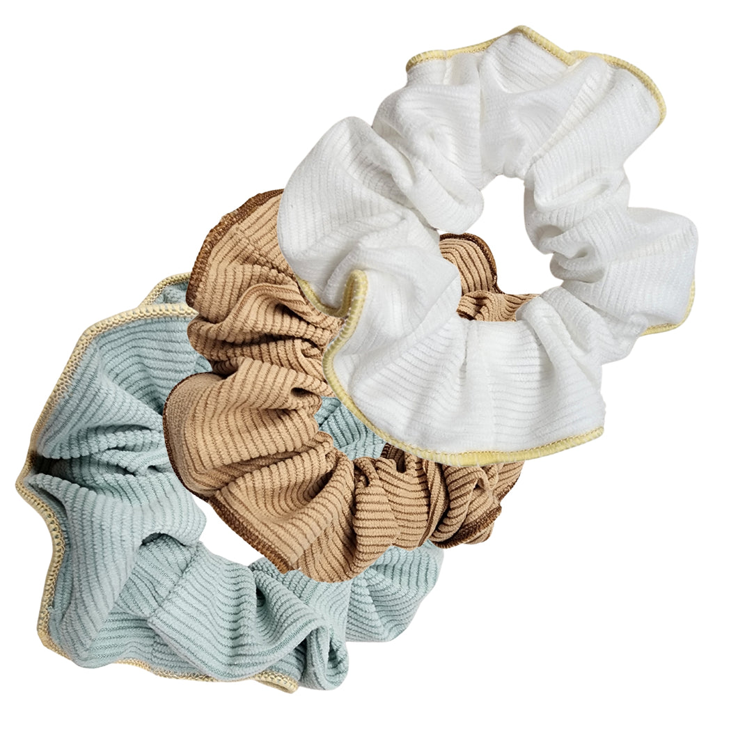 Harmony Linen Scrunchie - 3 Pack