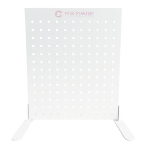 Pink Pewter Signature Countertop Metal Peg Display With Hooks