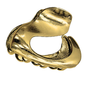 Metallic Petite Tusk Claw Hair Clip (Metallic Gold)