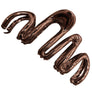 Metallic Whirl Claw Hair Clip (Metallic Copper)