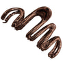 Metallic Whirl Claw Hair Clip - 3pc (Metal Whirlwind)
