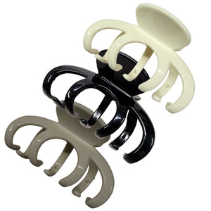 OctoGrip Claw Hair Clip - 3 Pack