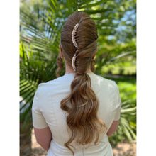 Pearl and Rhinestone Encrusted Hair Comb