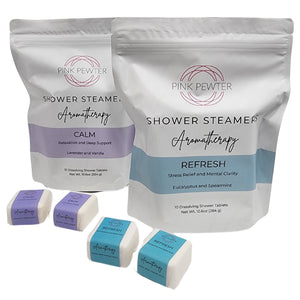 Premium Aromatherapy Shower Steamers with Pure Essential Oils (10pc)