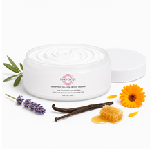 Grass-Fed Tallow Body Cream with Lavender & Vanilla – Deep Moisturizer for Dry Skin, 8.82 oz (250 g)