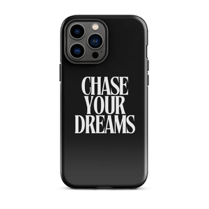 Estuche resistente para iPhone® - "Persigue tus sueños"