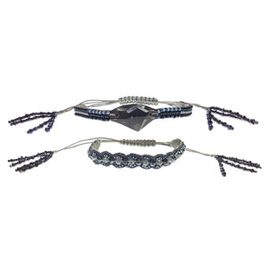 Adela - Drawstring Bracelet Set (2pc)