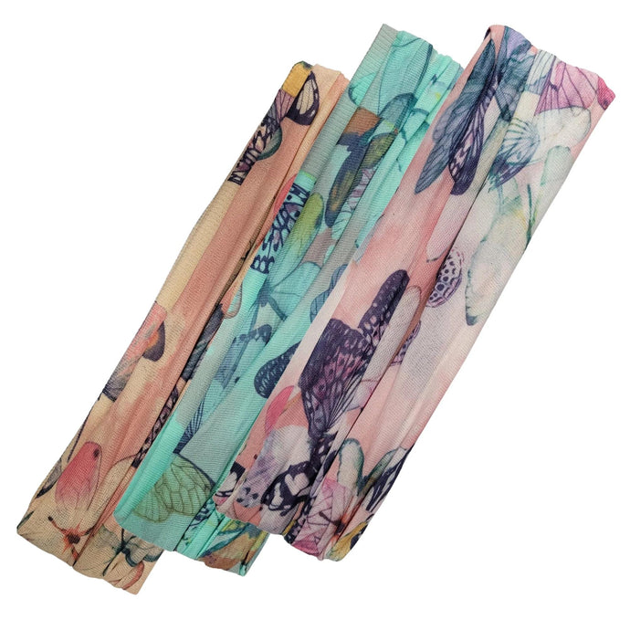 Rue - Wide Butterfly Garden Sports Wrap - 3 Pack