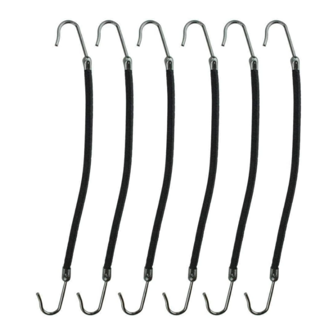Elastic band with shop hooks