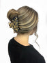Marbled Rectangle Claw Hair Clip (Leopard)