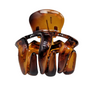 Gleaming Crane Clawed Hair Clip (Glossy Rust)
