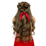 Darling - Short Tail Silk Scrunchie (Red)