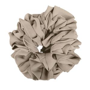 Luxe Ruffled Scrunchie (Nutshell)