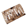 Square Marbled Claw Hair Clip - 3 Pack