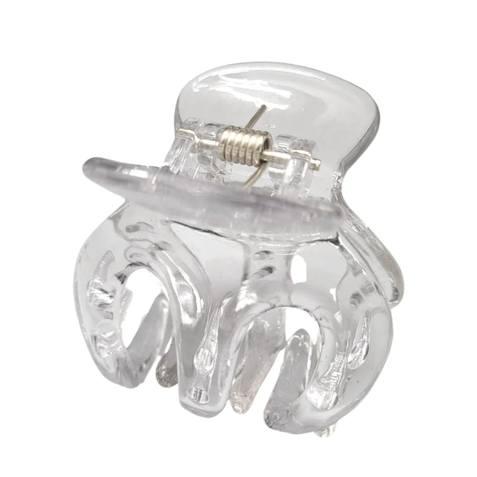 Gleaming Crane Clawed Hair Clip (Glossy Clear)