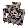 Square Marbled Claw Hair Clip (Roar)