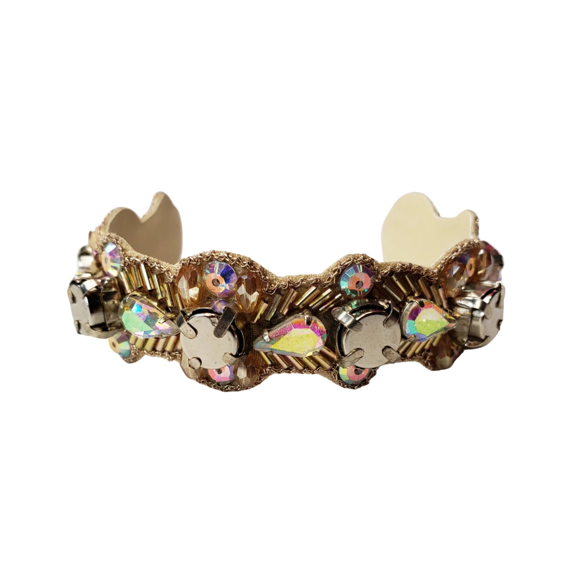 Pink pewter magnetic bracelet outlet