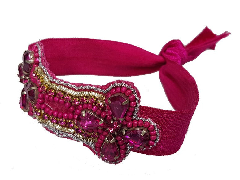 Hair Tie / Bracelet (Pink)