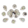 Bianca - Bandless, Clipless Jewels (Set of 9) - Silver