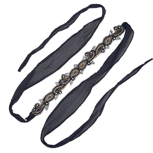 Violetta - Ribbon Head Wrap / Belt (Economical)